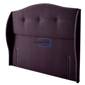 Stock image of a Silentnight Camden floor standing headboard.