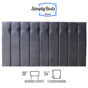 Studio image of the Chicago headboard from Simply Beds Sussex
