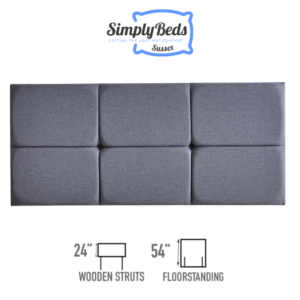 Studio image of the Kansas headboard from Simply Beds Sussex