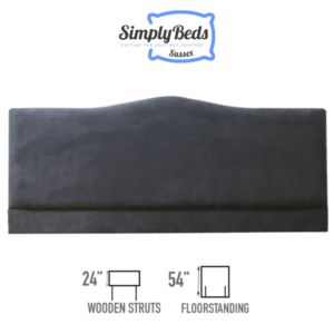 Studio image of the Manhattan headboard from Simply Beds Sussex