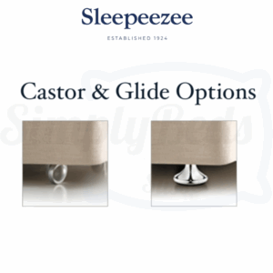 Sleepeezee luxury 14" Ottoman base feet options.