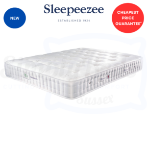 Studio image of the Wool Luxe 1200 mattress floating