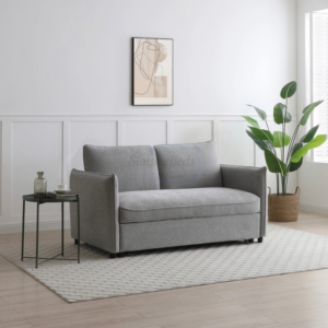 Blaire Pull Out Sofa Bed Grey Boucle