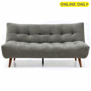 Studio image of the Kyoto Lux sofa bed in Olive Chenille pictured front on