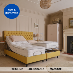 Life image of a InMotion natural divan bed set.