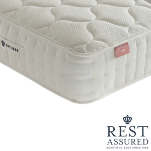 Studio image of a floating mattress close up on the corner