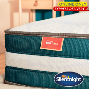 Close up of the corner of the Just Bliss mattress