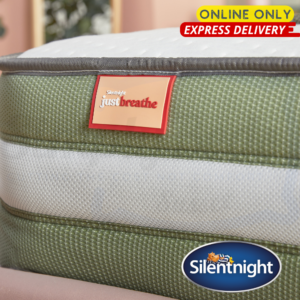 Close up of the corner of the Just Breathe mattress