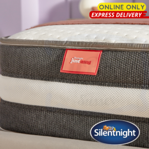 Close up of the corner of the Just Snug mattress