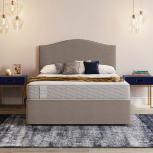 Lifestyle image of a Sealy Clyde Headboard.