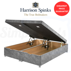 An image of the Harrison Spinks electric ottoman base open