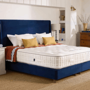 Diagonal lifestyle image of the Harrison Spinks Sapphire mattress
