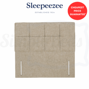 Stock image of a Sleepeezee Rose Floor Standing Headboard.