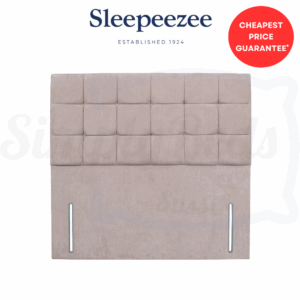 Stock image of a Sleepeezee Jasmine Floor Standing Headboard.