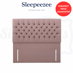 Stock image of a Sleepeezee Poppy Floor Standing Headboard.