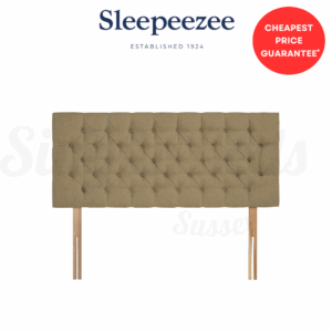 Stock image of a Sleepeezee Rose Strutted headboard.