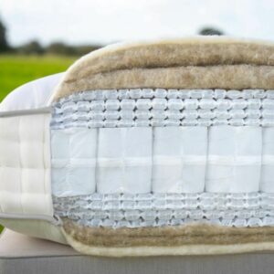 Stock image of the internal layers of a Harrison Spinks Emerald 16500 mattress.