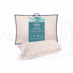 stock image of a Silentnight restore copper cooling pillow