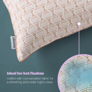 stock image of a Silentnight restore copper cooling pillow