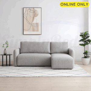 Lifestyle image of the Kyoto Cloud Corner sofa bed front on
