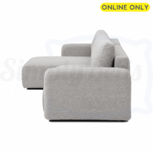 Studio image of the Kyoto Cloud Corner sofa bed sideways