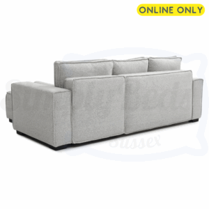 Studio image of the Harrison Corner Sofa Bed in natural boucle fabric 5