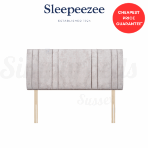 Stock image of a Sleepeezee Dahlia Strutted headboard.