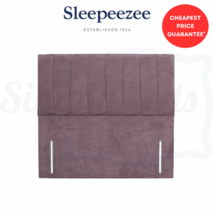 Stock image of a Sleepeezee Daisy Floor Standing Headboard.
