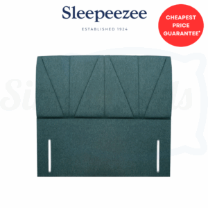 Stock image of a Sleepeezee Violet Floor Standing Headboard.