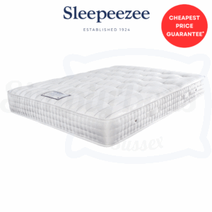 Studio image of a Sleepeezee Ortho Firm 2000 mattress cut through to see layers