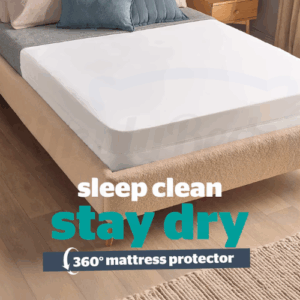 fully encapsulated mattress protector image stay dry