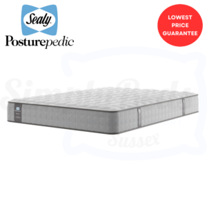 Studio image of the Sealy Chapman mattress floating without a background