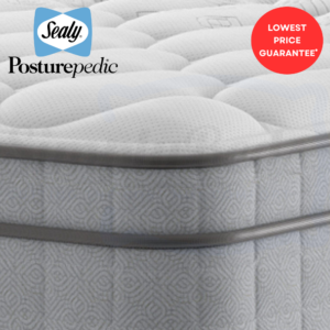 Close up of the Sealy Edison mattress