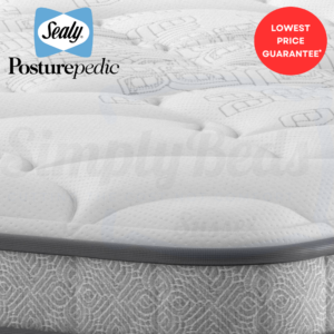 Close up of the Sealy Spencer mattress