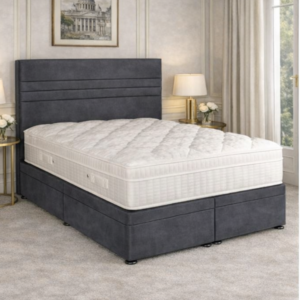 Lifestyle image of the new electric ottoman from Simply Beds Sussex - closed lid