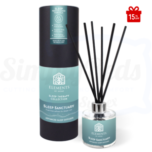 Studio image of the Elements of Fragrance - Sleep Sanctuary Reed Diffuser (100ml) available from Simply Beds Sussex