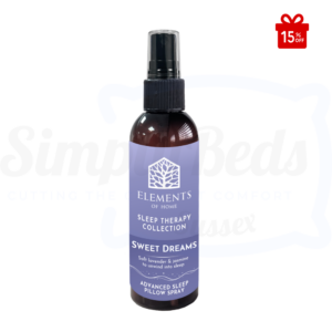 Studio image of the Elements of Fragrance - Sweet Dreams Pillow Spray (100ml) available from Simply Beds Sussex